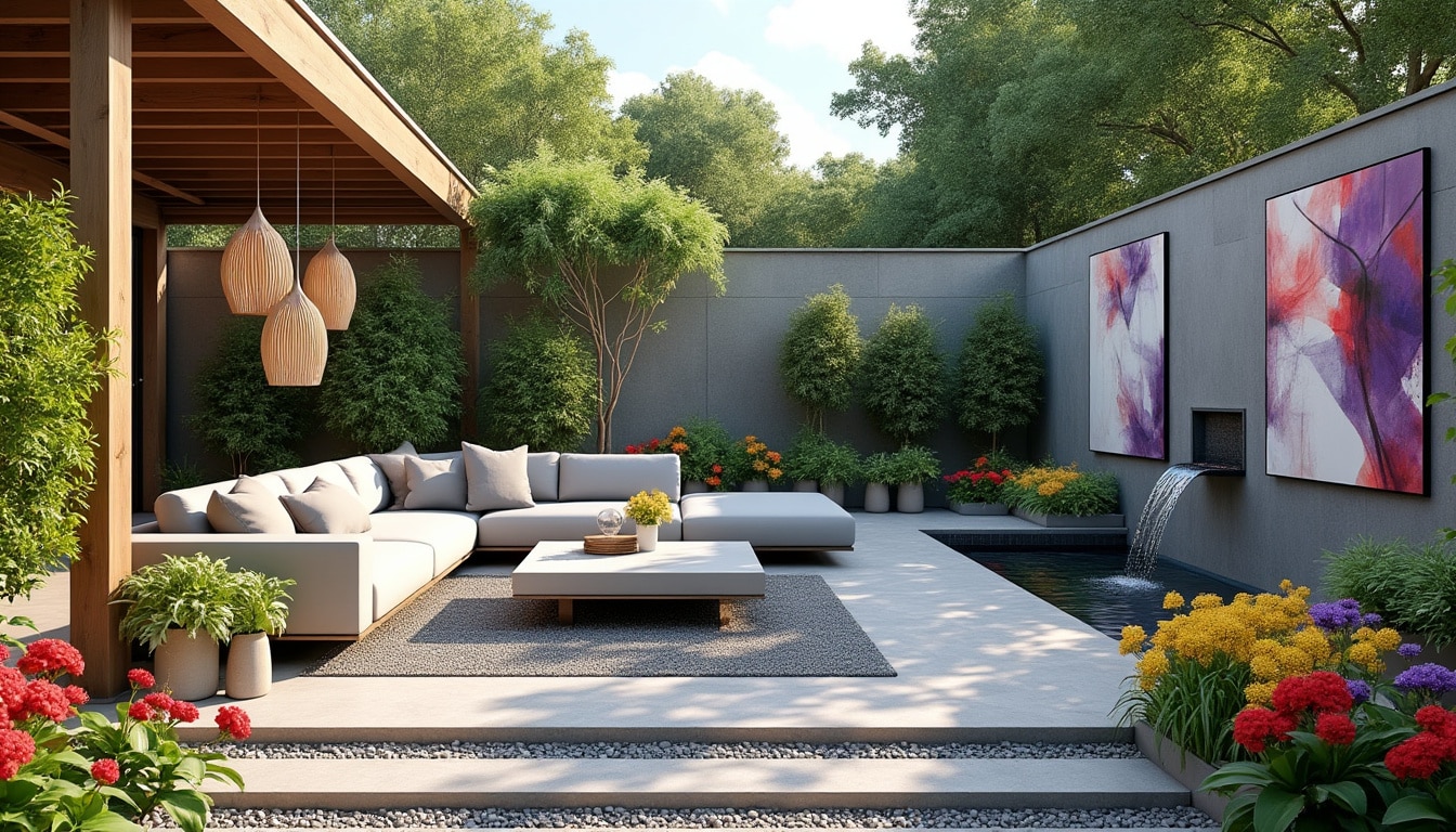 Un jardin sans gazon ni terrasse : idées d’aménagement créatif